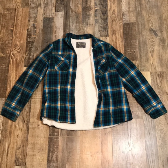 Natural Reflections Jackets & Blazers - NATURAL REFLECTIONS flannel jacket